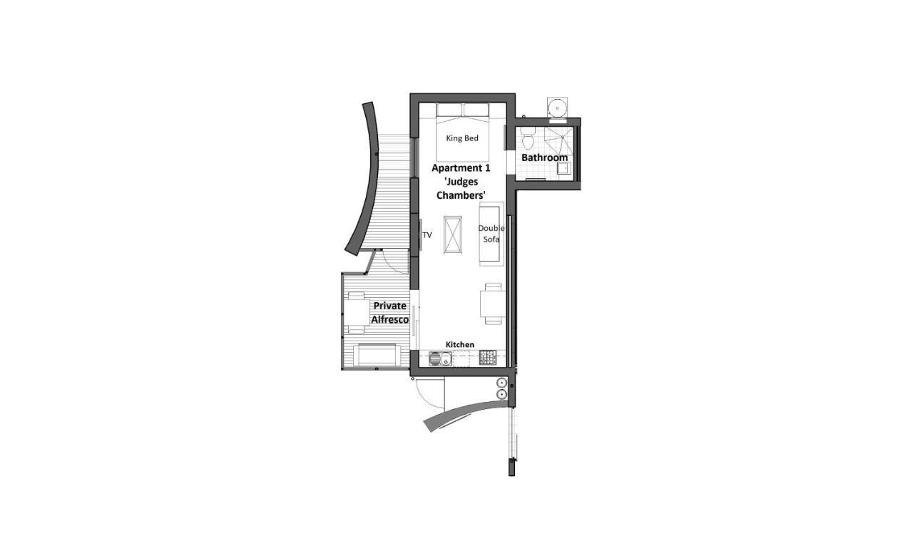 Loxton Courthouse Apartments Eksteriør billede